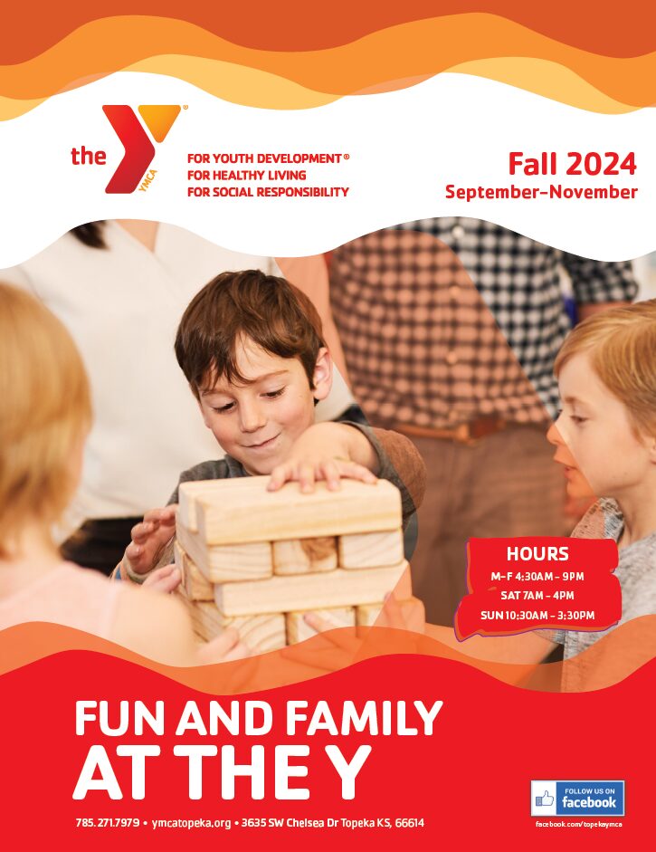 Fun and Family at the Y. Fall 2024 Program Guide.